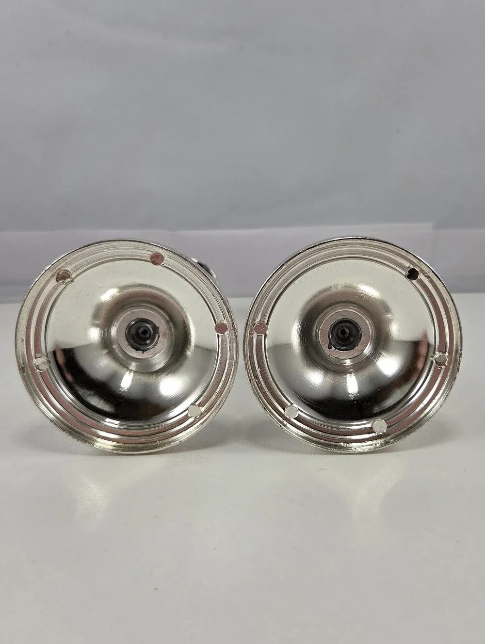 Vintage English Silver Plated Candlestick Holder Pair, 6